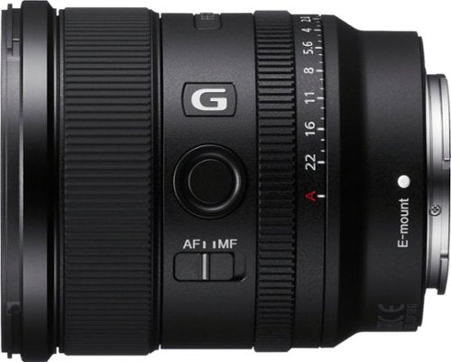 Sony - FE 20mm f/1.8 G Ultra Wide Angle Prime Lens for E-mount Cameras - Black