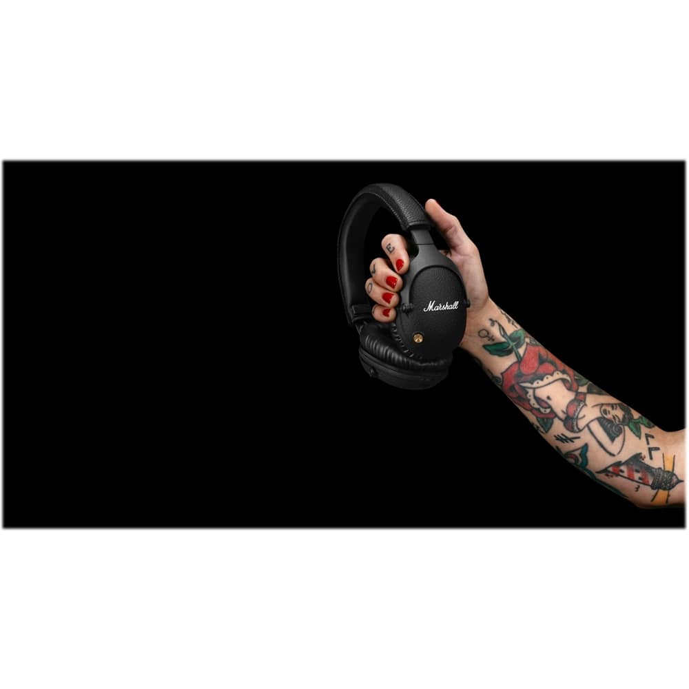 Marshall - Monitor II A.N.C. Wireless Noise Cancelling Over-the-Ear Headphones - Black