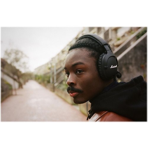 Marshall - Monitor II A.N.C. Wireless Noise Cancelling Over-the-Ear Headphones - Black