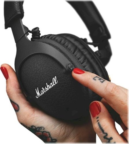 Marshall - Monitor II A.N.C. Wireless Noise Cancelling Over-the-Ear Headphones - Black