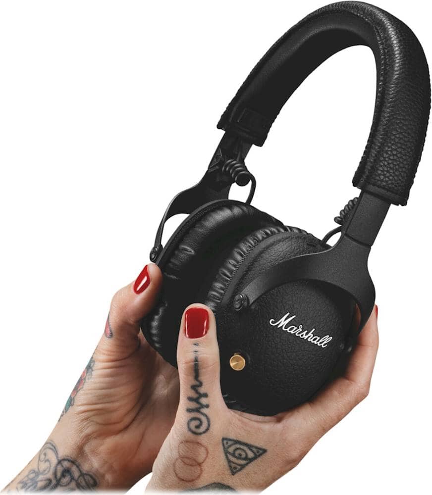 Marshall - Monitor II A.N.C. Wireless Noise Cancelling Over-the-Ear Headphones - Black