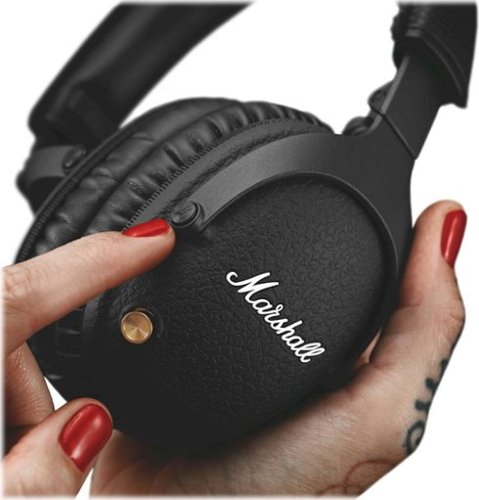 Marshall - Monitor II A.N.C. Wireless Noise Cancelling Over-the-Ear Headphones - Black