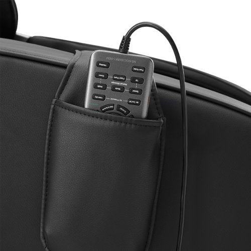 Insignia™ - 2D Zero Gravity Full Body Massage Chair - Black with silver trim