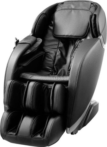 Insignia™ - 2D Zero Gravity Full Body Massage Chair - Black with silver trim