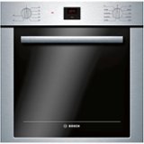 Bosch - 500 Series 24" 2.8 Cu. Ft. Built-In Single Electric Wall Oven with True Convection - Stainless Steel