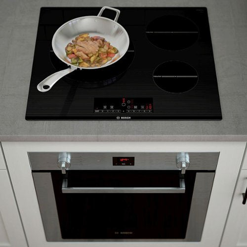 Bosch - 500 Series 24" 2.8 Cu. Ft. Built-In Single Electric Wall Oven with True Convection - Stainless Steel
