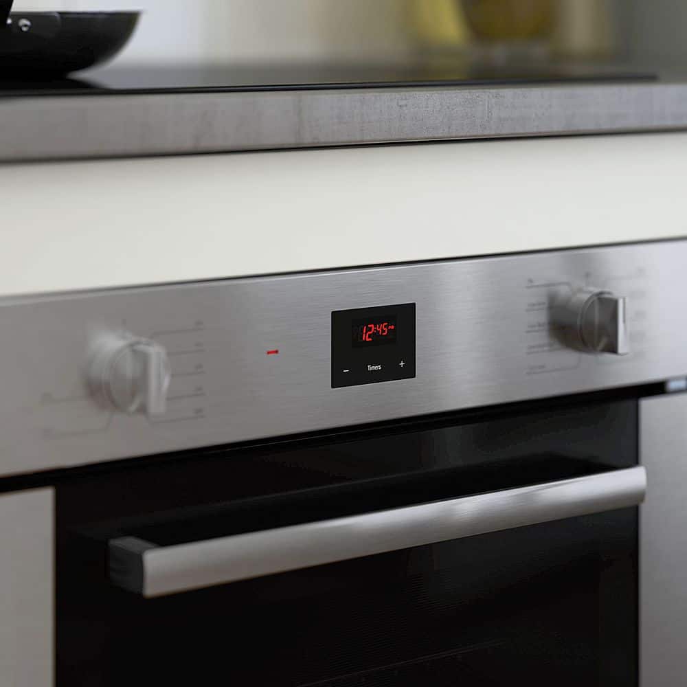 Bosch - 500 Series 24" 2.8 Cu. Ft. Built-In Single Electric Wall Oven with True Convection - Stainless Steel