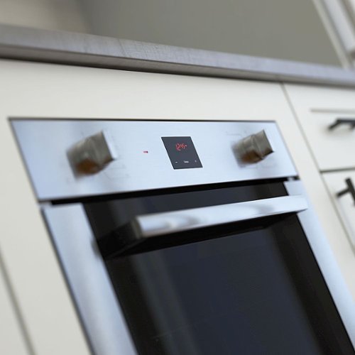 Bosch - 500 Series 24" 2.8 Cu. Ft. Built-In Single Electric Wall Oven with True Convection - Stainless Steel
