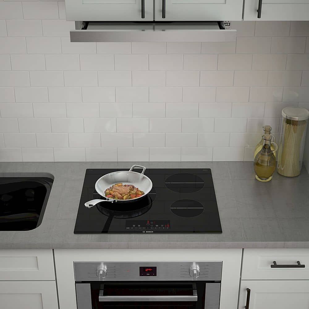 Bosch - 500 Series 24" 2.8 Cu. Ft. Built-In Single Electric Wall Oven with True Convection - Stainless Steel