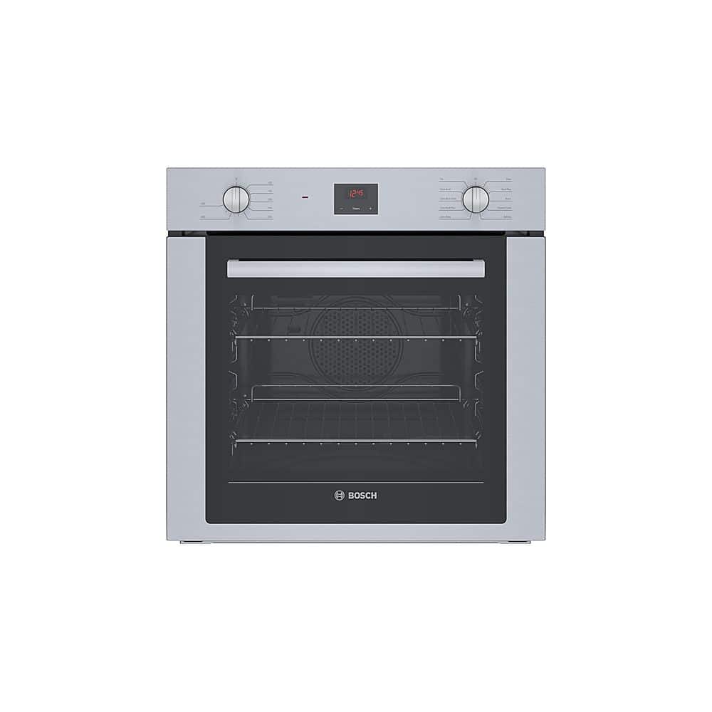 Bosch - 500 Series 24" 2.8 Cu. Ft. Built-In Single Electric Wall Oven with True Convection - Stainless Steel