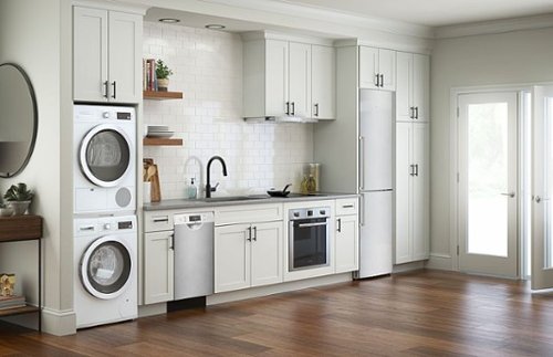 Bosch - 500 Series 24" 2.8 Cu. Ft. Built-In Single Electric Wall Oven with True Convection - Stainless Steel