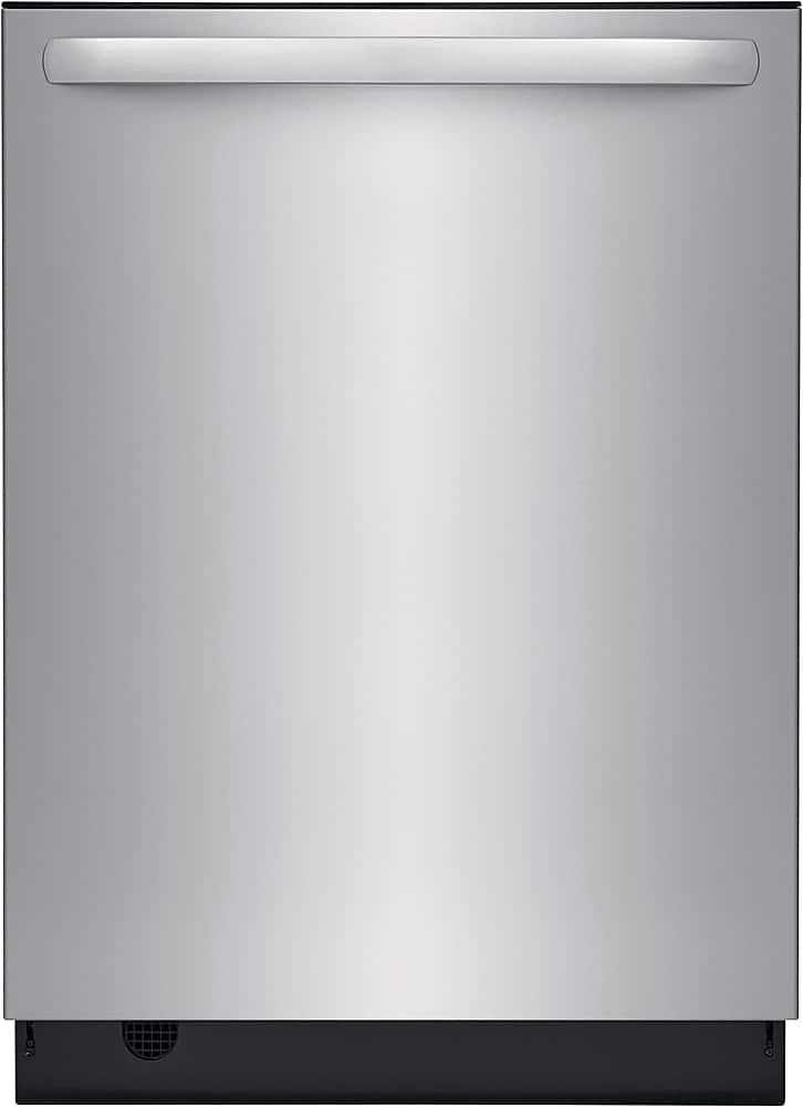 Frigidaire - 24" Built-In Stainless Steel Tub Dishwasher with 3rd Rack, EvenDry System, 49 dBA - Stainless Steel