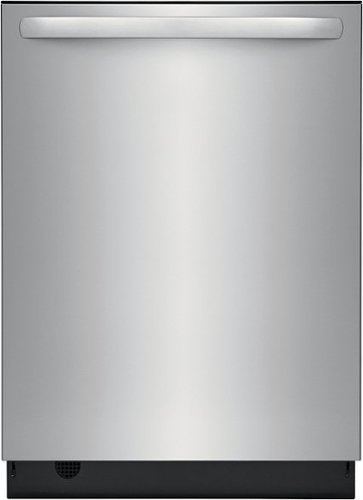 Frigidaire - 24" Built-In Stainless Steel Tub Dishwasher with 3rd Rack, EvenDry System, 49 dBA - Stainless Steel