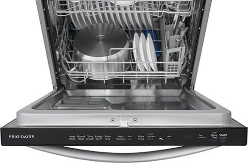 Frigidaire - 24" Built-In Stainless Steel Tub Dishwasher with 3rd Rack, EvenDry System, 49 dBA - Stainless Steel