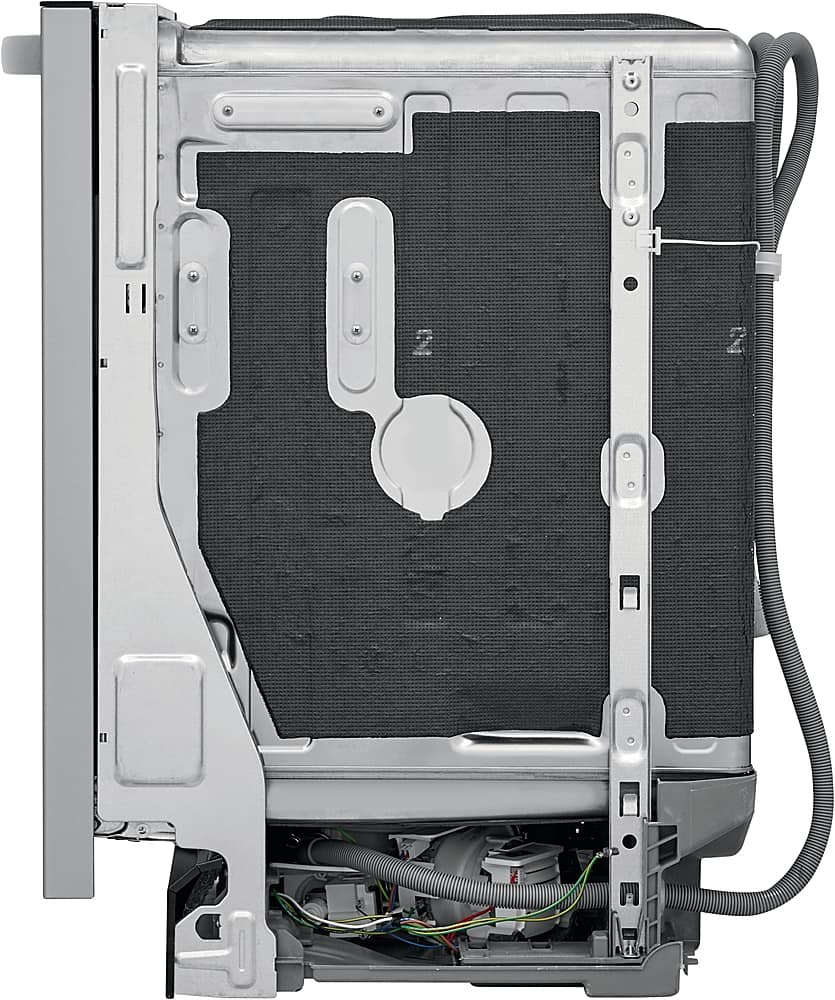 Frigidaire - 24" Built-In Stainless Steel Tub Dishwasher with 3rd Rack, EvenDry System, 49 dBA - Stainless Steel
