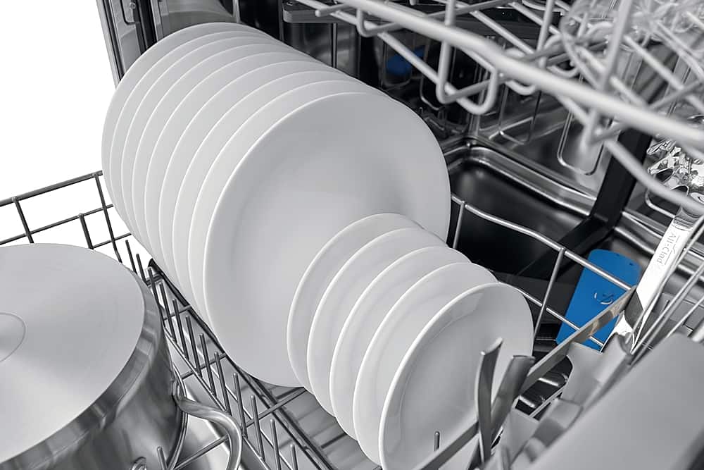 Frigidaire - 24" Built-In Stainless Steel Tub Dishwasher with 3rd Rack, EvenDry System, 49 dBA - Stainless Steel