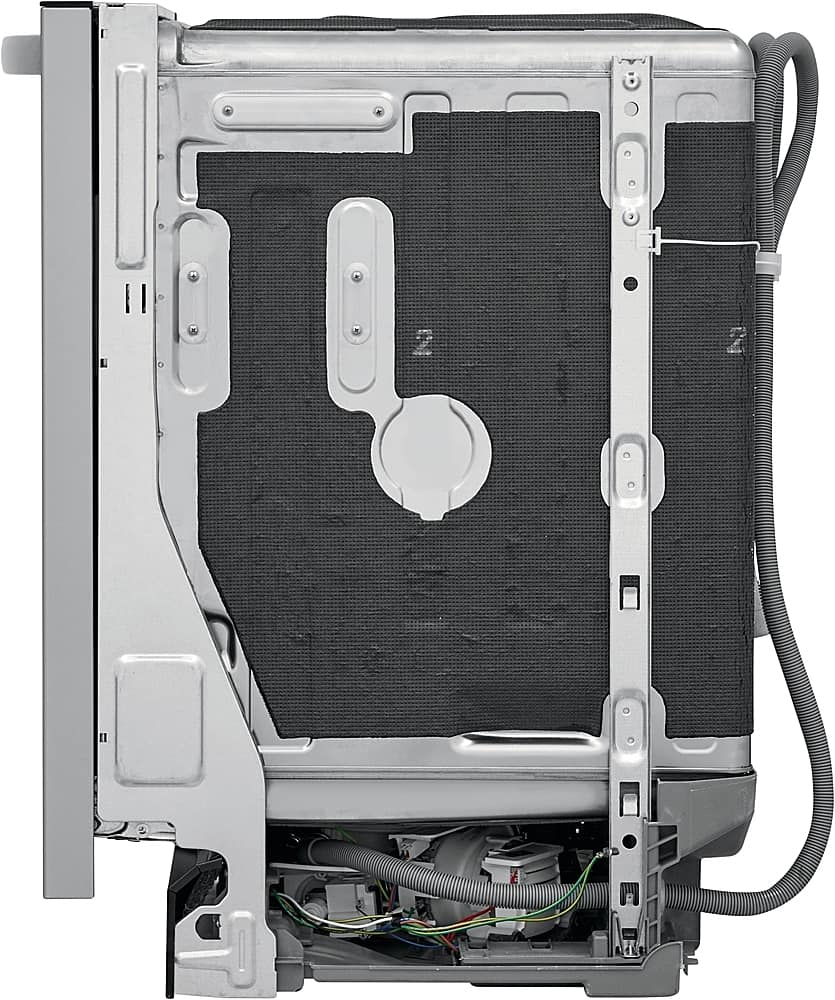 Frigidaire - 24" Built-In Stainless Steel Tub Dishwasher with 3rd Rack, EvenDry System, 49 dBA - Stainless Steel