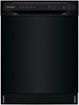 Frigidaire - 24" Compact Front Control Built-In Stainless Steel Tub Dishwasher with Sanitize Cycle, 52 dBA - Black