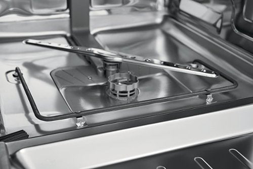 Frigidaire - 24" Compact Front Control Built-In Stainless Steel Tub Dishwasher with Sanitize Cycle, 52 dBA - Black