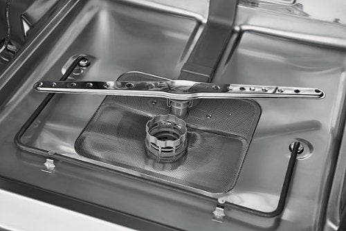 Frigidaire - 24" Compact Front Control Built-In Stainless Steel Tub Dishwasher with Sanitize Cycle, 52 dBA - Black