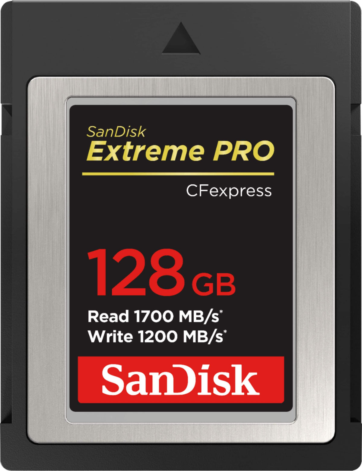 SANDISK - 128G Extreme PRO CFexpress Type-B Memory Card, R/W up to 1700/1200MB/s