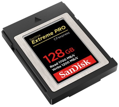 SANDISK - 128G Extreme PRO CFexpress Type-B Memory Card, R/W up to 1700/1200MB/s