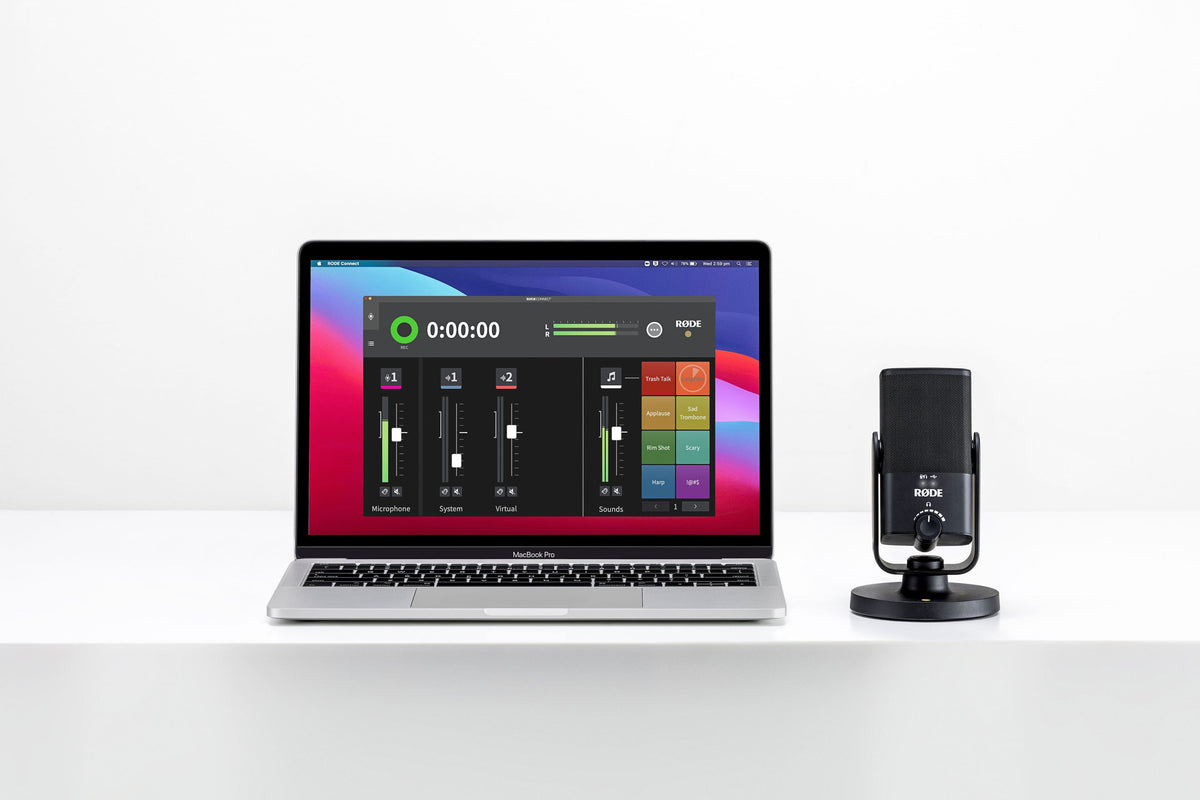 RØDE - NT-USB MINI Studio-Quality USB Microphone - Black