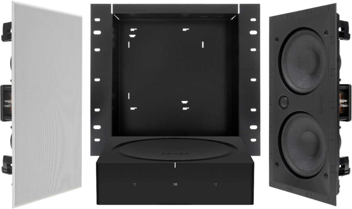 Sonance - MAG SSTVAUDIO - Mag Series Sonos Powered 2.0-Channel Soundbar Alternative (Each) - Paintable White