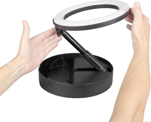 Tocad - Sunpak Self Storing Ring Light Vlogging Kit - Black