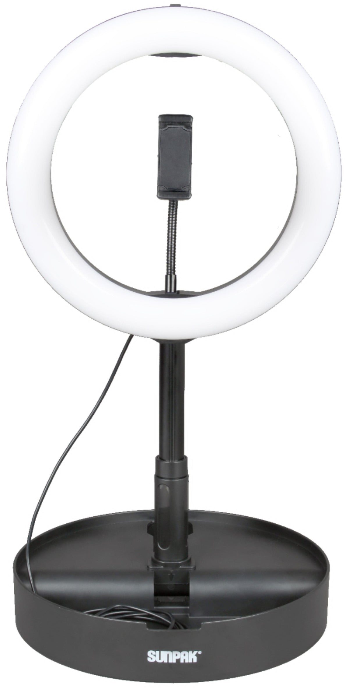 Tocad - Sunpak Self Storing Ring Light Vlogging Kit - Black