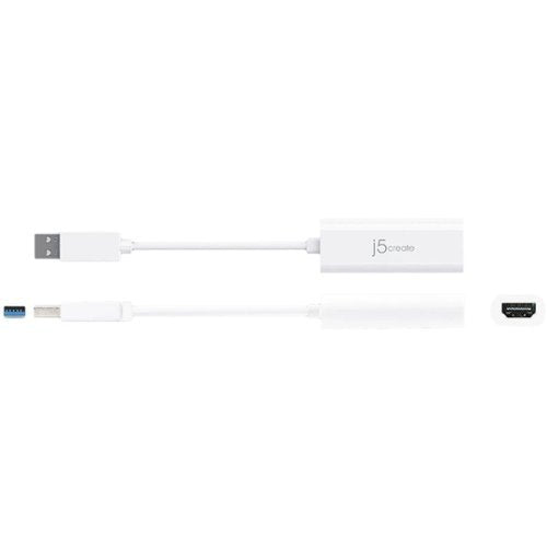 j5create - USB to HDMI Multi-Monitor Adapter - White