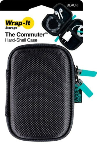 Wrap-It Storage - The Commuter Hard-Shell Storage Case - Black
