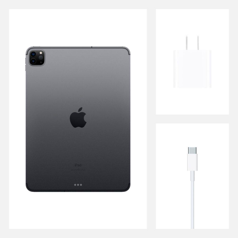 Apple - Geek Squad Certified Refurbished 11-Inch iPad Pro with Wi-Fi - 512GB - Space Gray