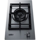 Summit Appliance - 12 in. Wide 1 Burner Built-In Gas Cooktop - Stainless Steel