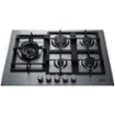 Summit Appliance - 30 in. Wide 5 Burner Built-In Gas Cooktop with - Stainless Steel