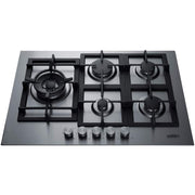 Summit Appliance - 30 in. Wide 5 Burner Built-In Gas Cooktop with - Stainless Steel