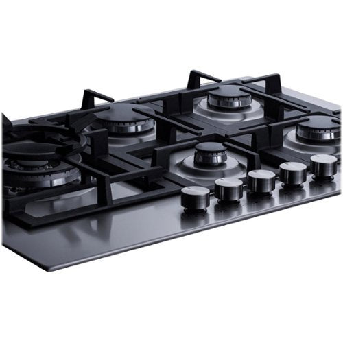 Summit Appliance - 30 in. Wide 5 Burner Built-In Gas Cooktop with - Stainless Steel