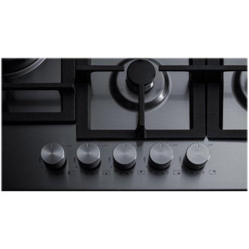 Summit Appliance - 30 in. Wide 5 Burner Built-In Gas Cooktop with - Stainless Steel