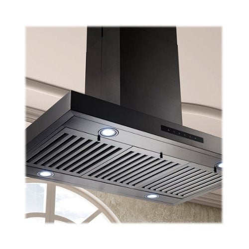 ZLINE - 36 inches - Externally Vented - Island Range Hood - Stainless Steel