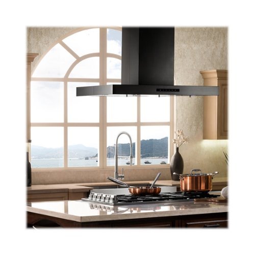 ZLINE - 36 inches - Externally Vented - Island Range Hood - Stainless Steel