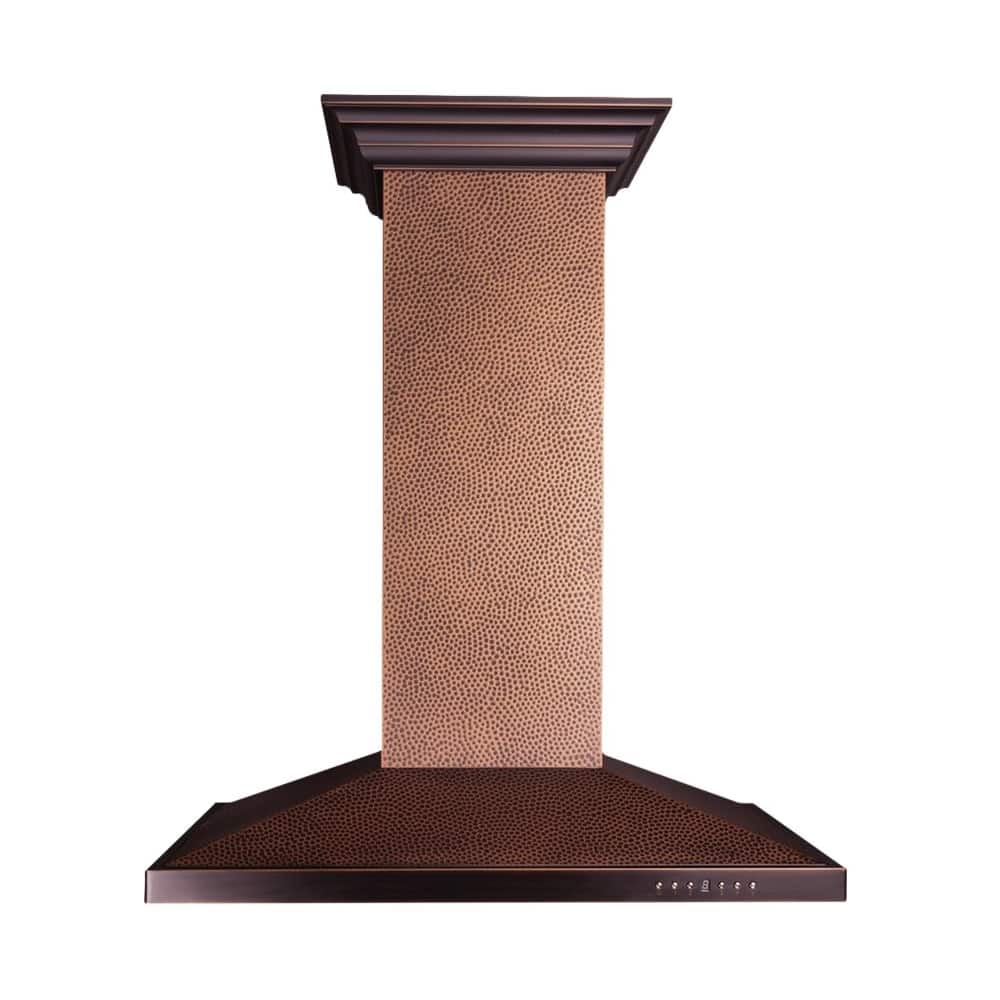 ZLINE - 36 inches - Externally Vented - Island Range Hood - Copper