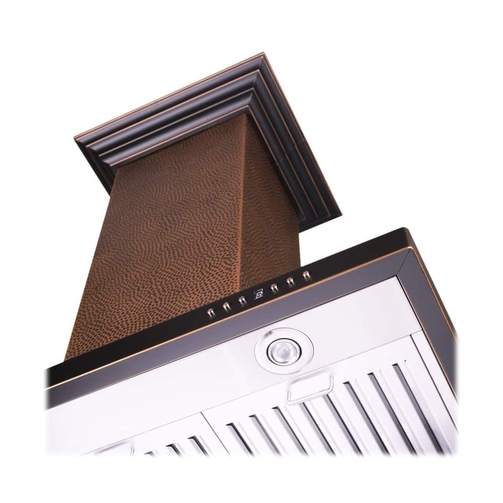 ZLINE - 30 inches - Externally Vented - Island Range Hood - Copper