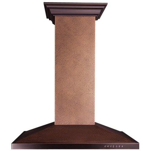 ZLINE - 30 inches - Externally Vented - Island Range Hood - Copper