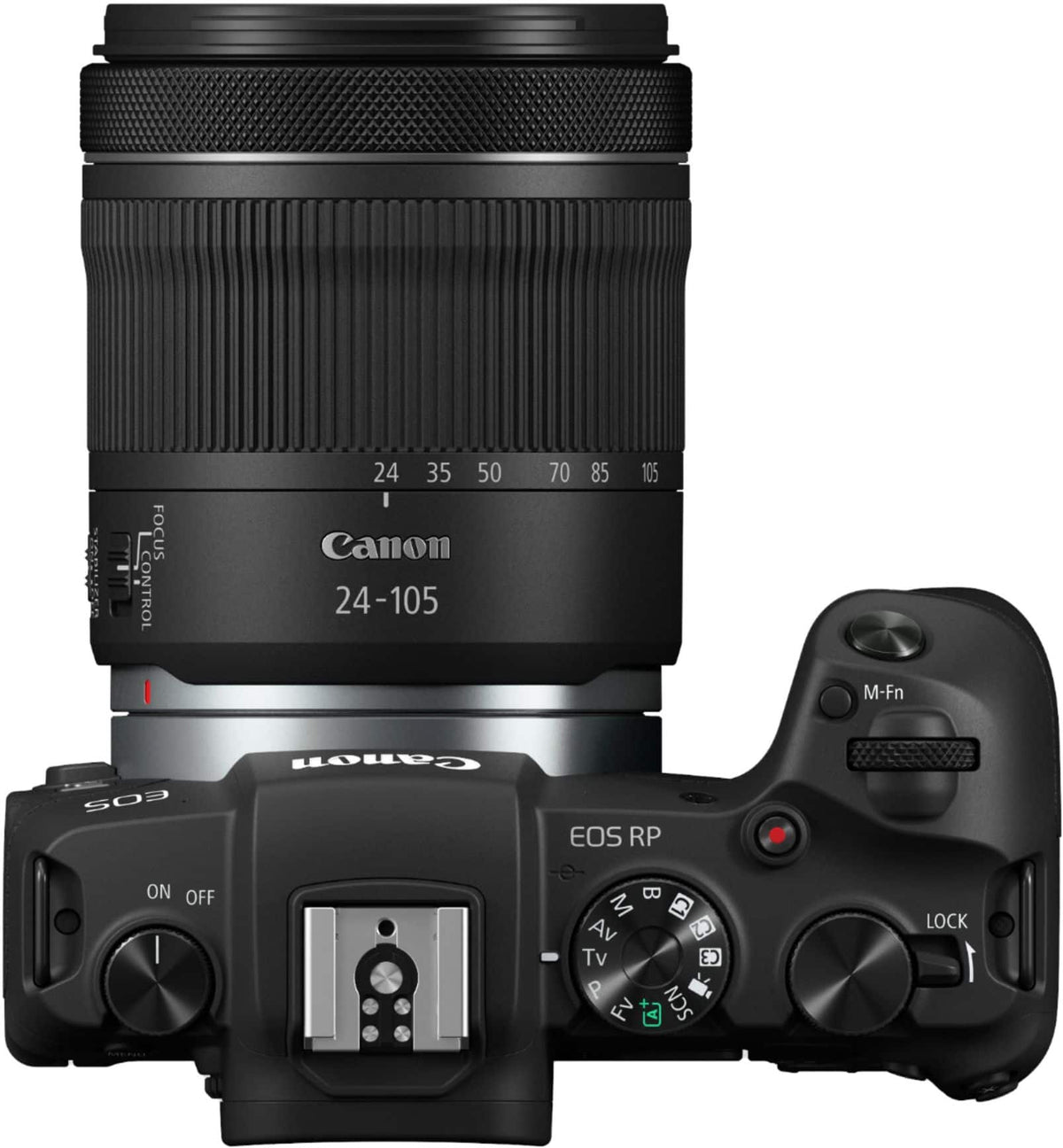 Canon - EOS RP Mirrorless Camera with RF24-105mm f/4-7.1 IS STM Lens - Black
