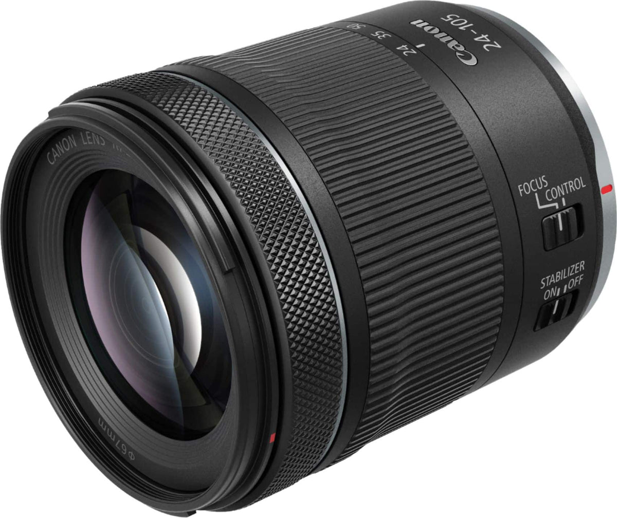 Canon - EOS RP Mirrorless Camera with RF24-105mm f/4-7.1 IS STM Lens - Black