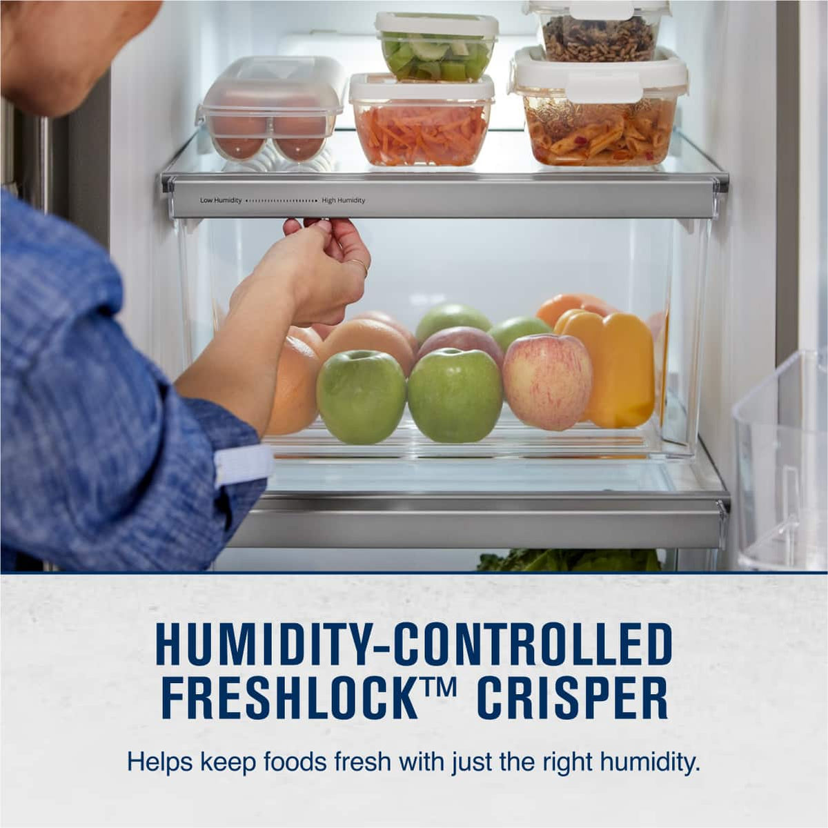 Maytag - 36 in. Wide 25 cu. ft. Side-by-Side Refrigerator with Humidity-Controlled FreshLock Crisper - Fingerprint-Resistant Stainless Finish