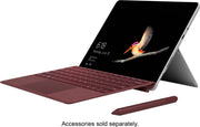 Microsoft - Geek Squad Certified Refurbished Surface Go - 10" Touch-Screen - Intel Pentium Gold - 4GB Memory - 64GB Storage - Silver