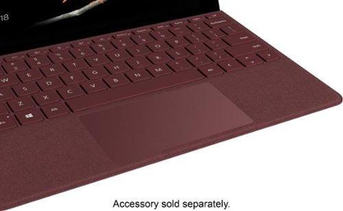 Microsoft - Geek Squad Certified Refurbished Surface Go - 10" Touch-Screen - Intel Pentium Gold - 4GB Memory - 64GB Storage - Silver