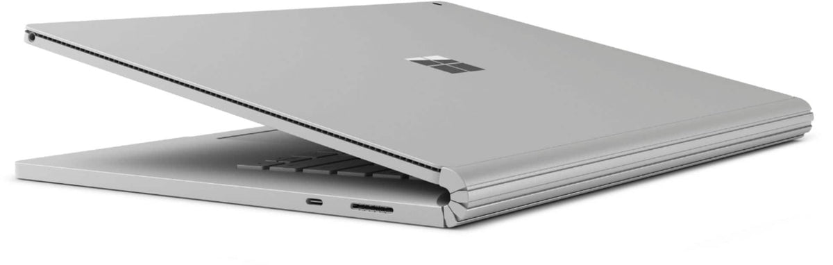 Microsoft - Geek Squad Certified Refurbished Surface Book 2 - 15" Touch-Screen Laptop - Intel Core i7 - 16GB Memory - 512GB SSD - Silver