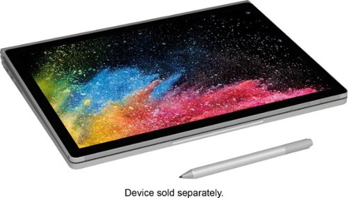 Microsoft - Geek Squad Certified Refurbished Surface Book 2 - 13.5" Touch-Screen Laptop - Intel Core i7 - 8GB Memory - 256GB SSD - Platinum
